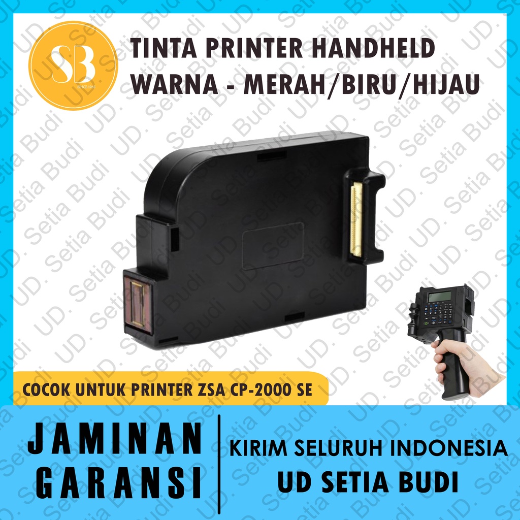 Tinta Printer Handheld Warna Hitam ZSA CP-2000SE Ink Cartridge