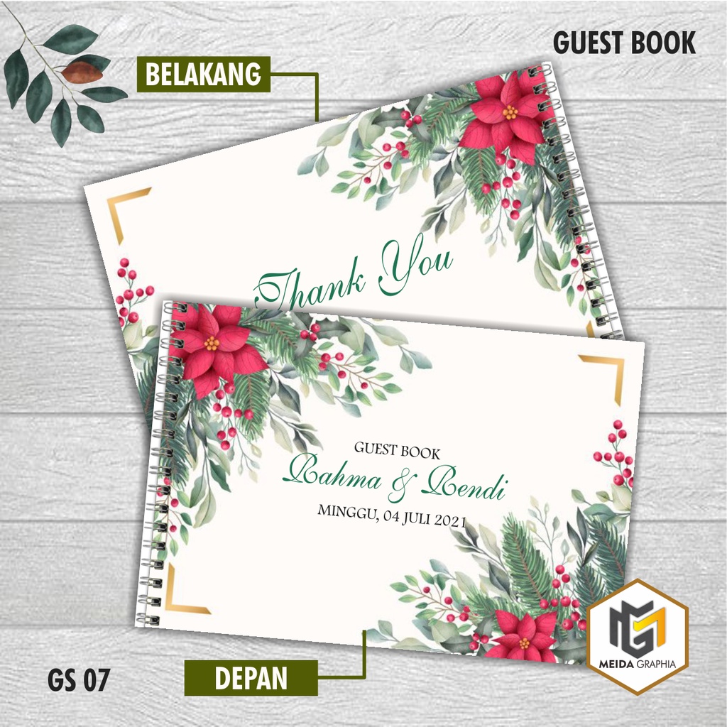 

GUSET BOOK / BUKU TAMU PERNIKAHAN / MODEL GS7, GS8,GS9