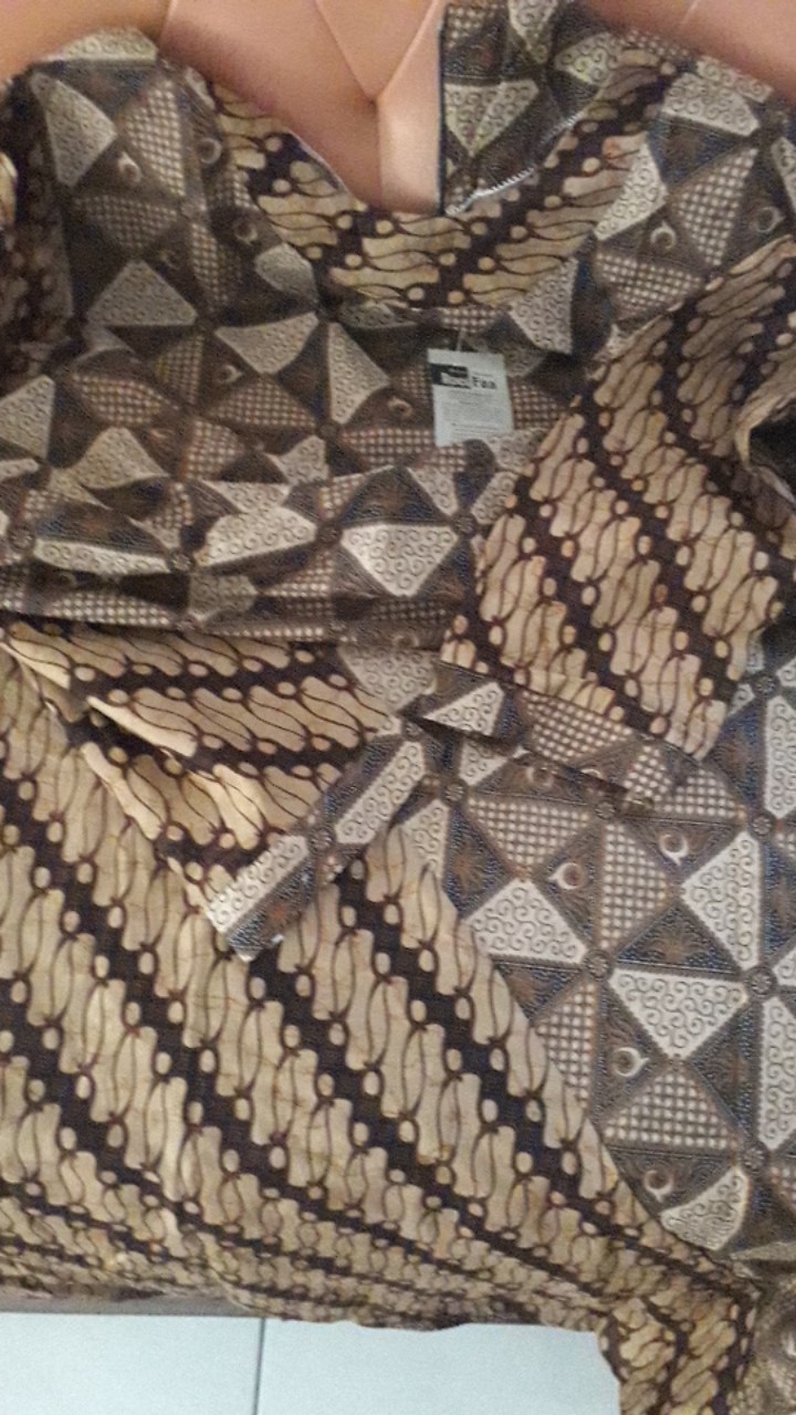 Gamis Kombi Genes #2 Baju Batik Kantoran Wanita Casual Formal Seragaman Kondangan Katun Halus