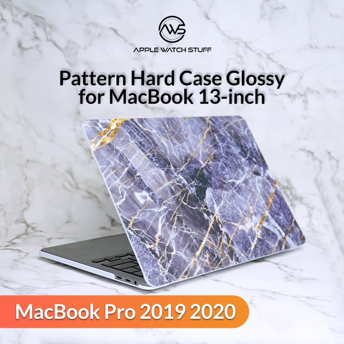 Pattern Macbook Hard Case Glossy for New Macbook Pro 2019 2020