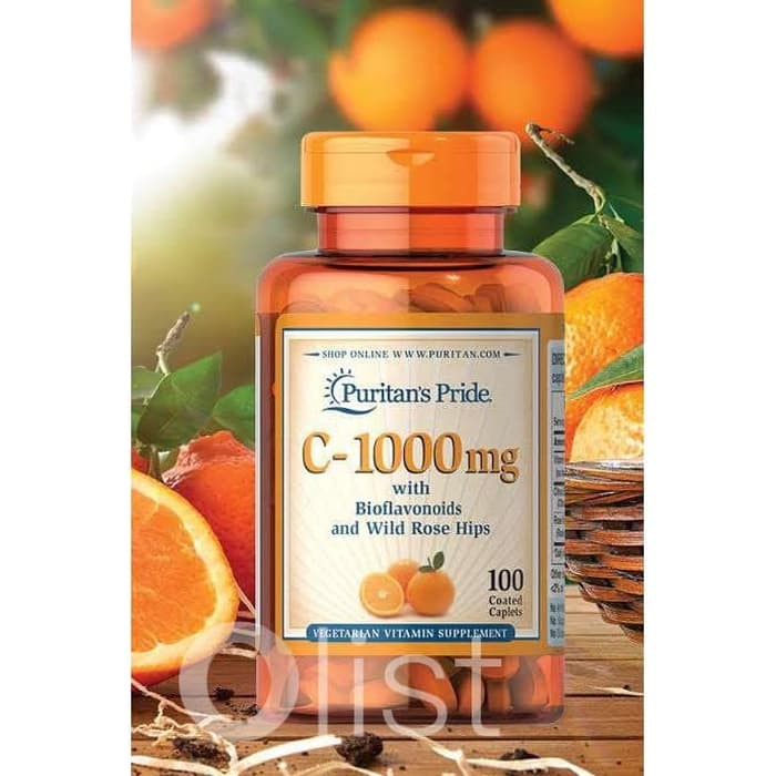 1TAB Vitamin C 1000MG D3 E Kalsium Melatonin Puritan Blackmores IMPOR vit