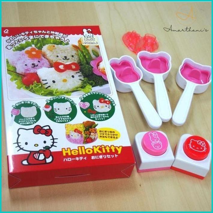 

Ac - Cetakan Nori Nasi Bento Sushi Origiri Tools Mold Set 3 In 1 Ori Sanrio