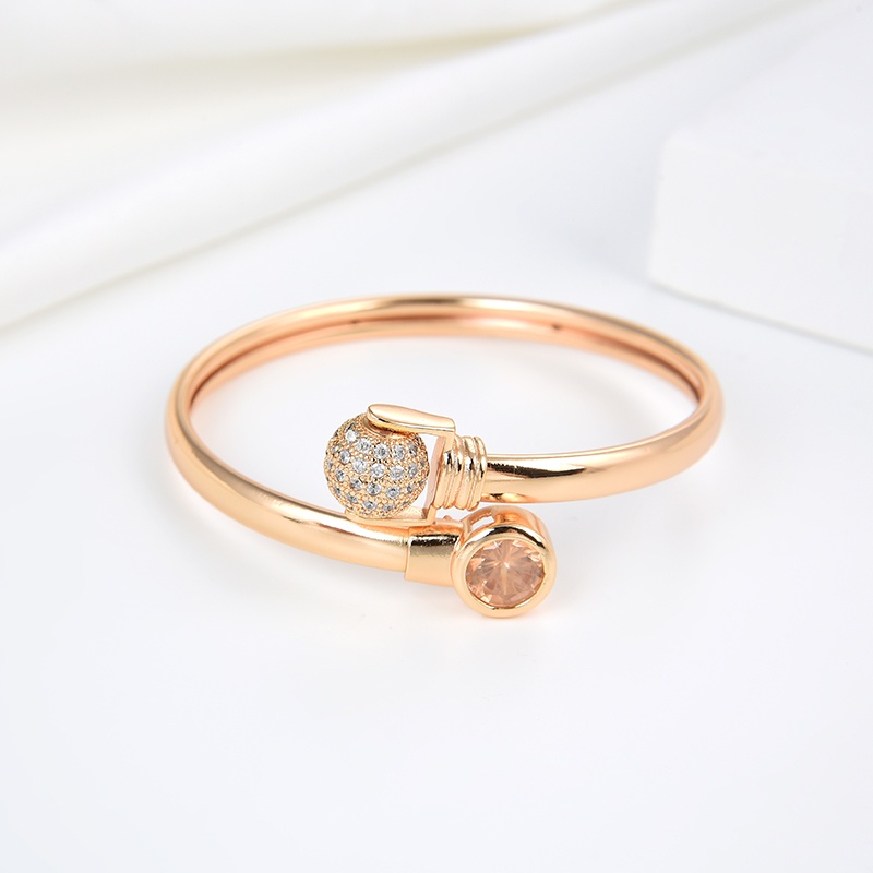 COD Gelang Titaniun Bangle Perak Wanita Diamond Titanium Premium Lapis 18K Anti Karat Berlian Korea Untuk Wanita Perhiasan perak 54b-116B