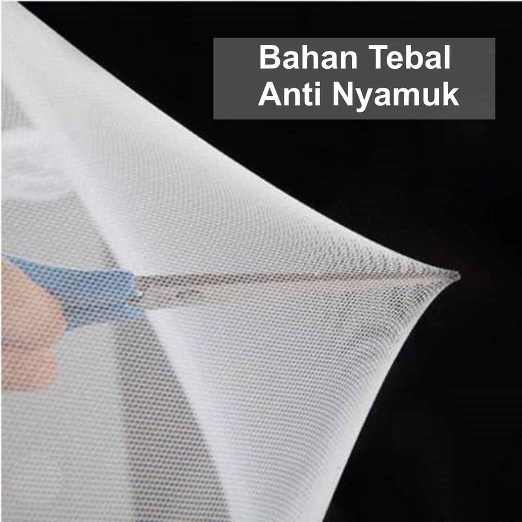 Kelambu Butterfly 180 &amp; 200Cm Kelambu Tenda Anti Nyamuk - Mudah Dilipat - Worldhome