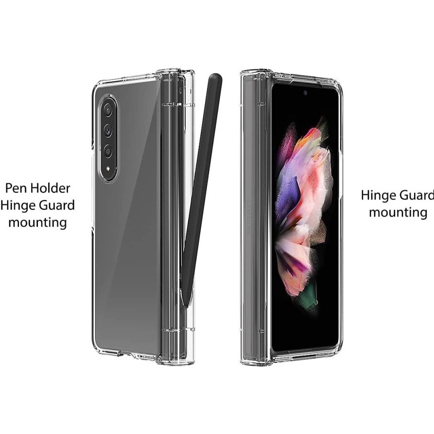 CASE SAMSUNG FOLD 3  FOLD 4 FOLD 5 DENGAN TULANG TENGAH DAN TEMPAT PEN ( TIDAK DAPAT PEN)
