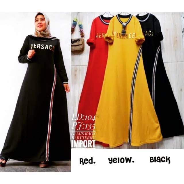 Gamis versace / gamis versace embos / gamis versace premium