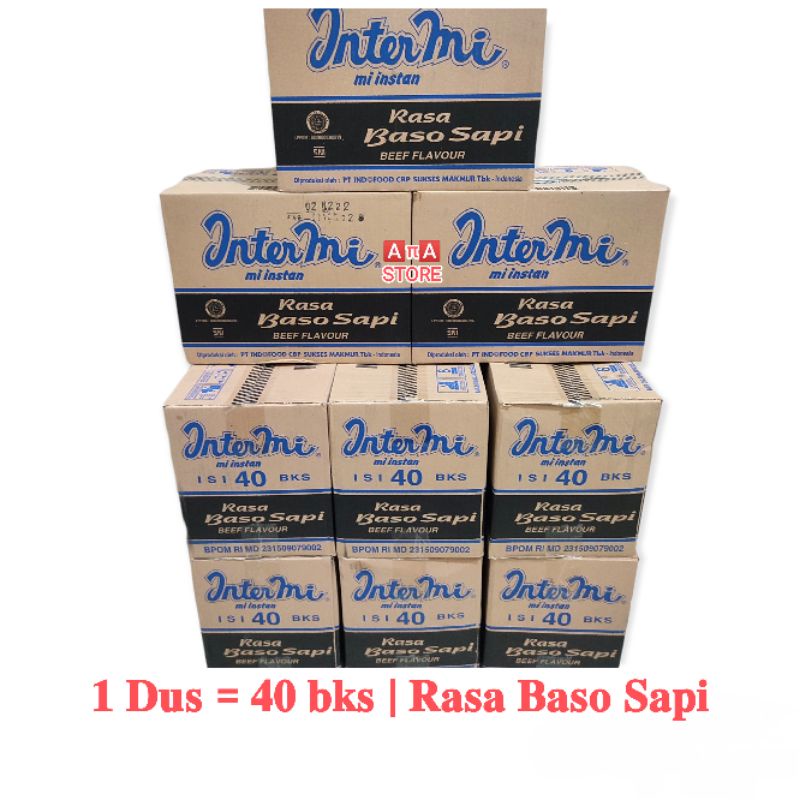 

Indomie intermie satu dus /mie instan indofood rasa baso sapi kuah