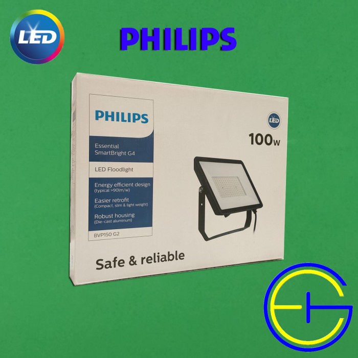 BVP150 LED90 Gen2 220-240V 100W SWB ID GM FloodLight Philips