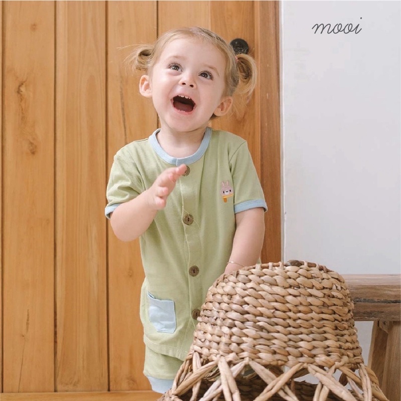 Mooi Zoey Button Set - Setelan Baby/Baby set