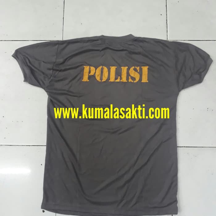 MalangTactical    Kaos Polisi Coklat Oblong