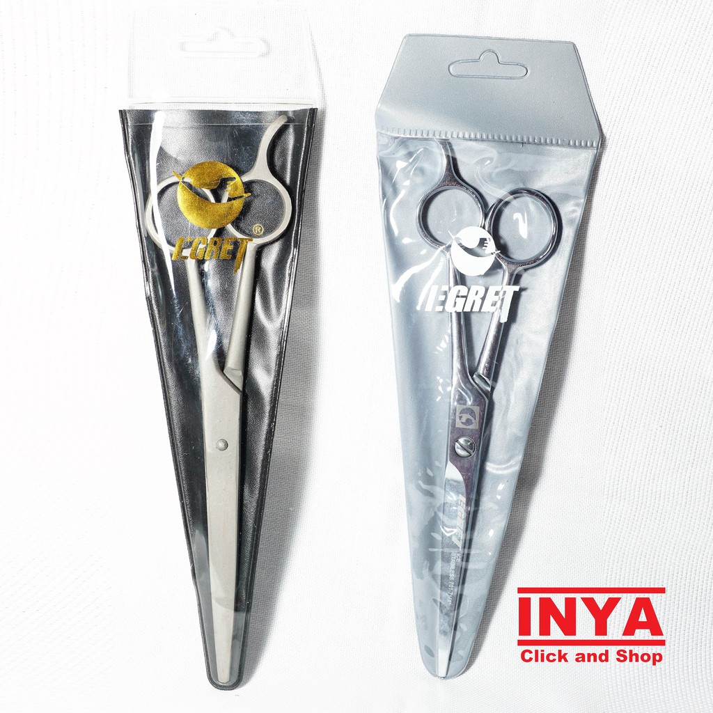 GUNTING RAMBUT EGRET 701-7.5M ICE TEMPERED &amp; HARDENED IRON - 7.5 inch BARBER SCISSORS