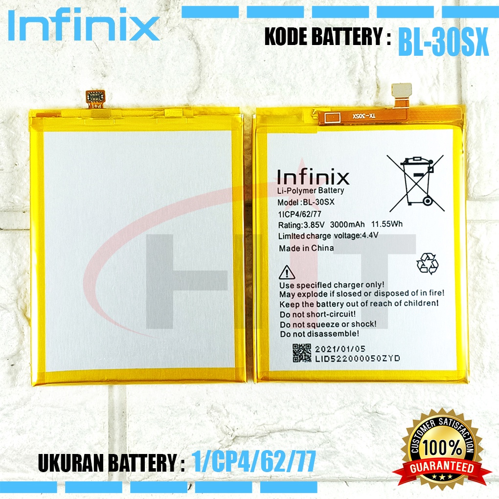 Baterai Battery Ori INFINIX S2 / S2 PRO X522 BL-30SX BL30SX