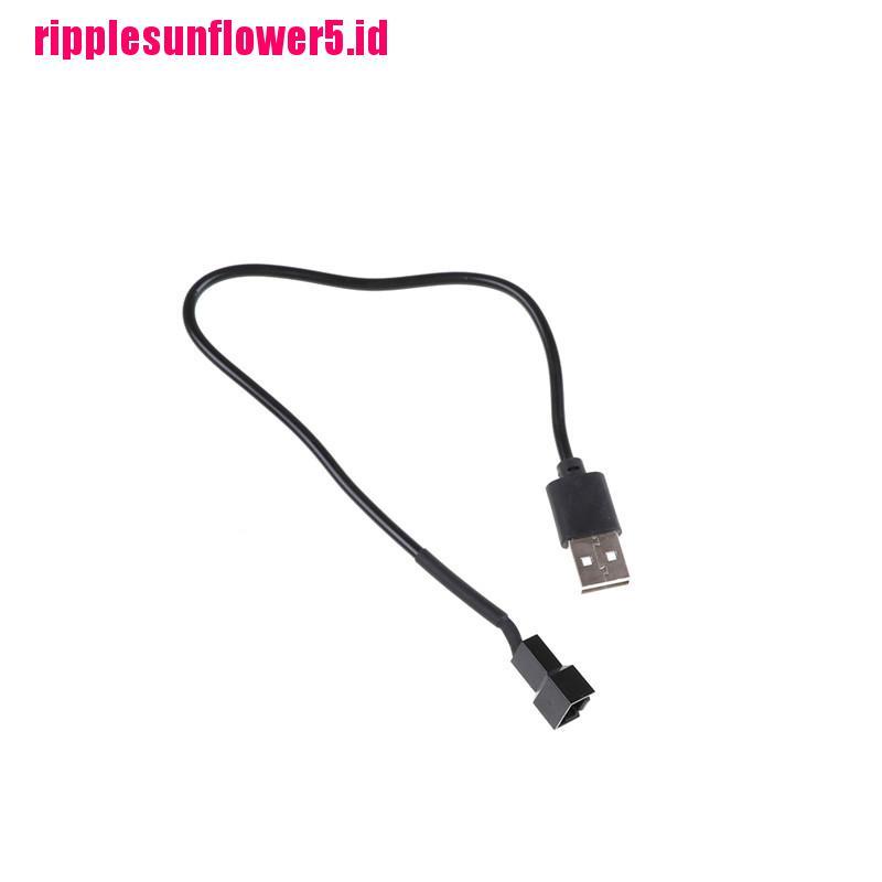 5v Kabel Adapter Konektor USB 2.0 A Male Ke 3 Pin / 4Pin Untuk PC Fan