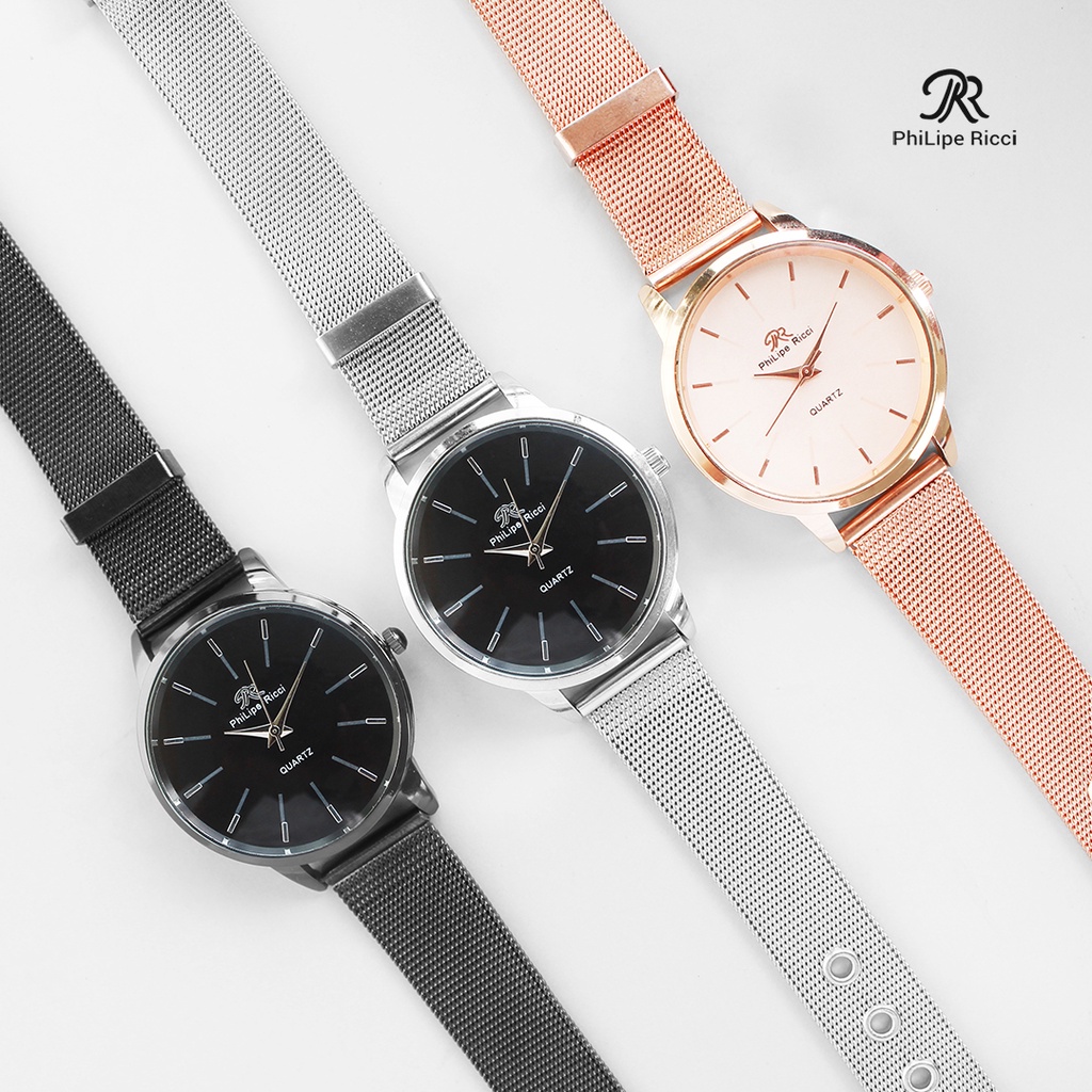 PhiLipe Ricci Jam Tangan Wanita Terbaru Analog Rantai Pasir 6007-2