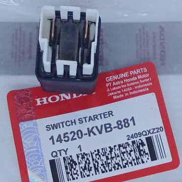 RELAY COMP STARTER BENDIK BENIK STATER STARTER HONDA VARIO KARBU CBS 110 BEAT KARBU FI F1 KODE KVB-4