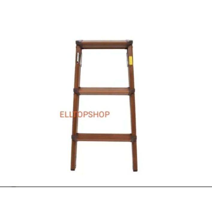 TANGGA LIPAT 3 STEP MOTIF KAYU KRISBOW ORIGINAL