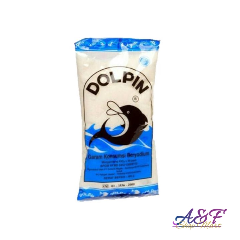 GARAM DOLPIN 500gr | Garam Halus Beryodium