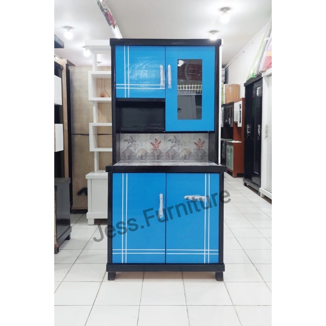 Lemari sayur 2pintu / Rak sayur 2Pintu Biru / Lemari sayur 2pintu triplek / Lemari sayur 2Pintu MIni