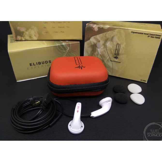 ELIBUDS ELI AUDIO SABIA V6 EXPERIMENTAL EARBUD WITH MIC