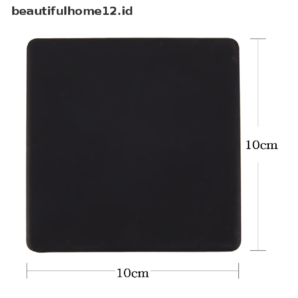 【beautifulhome12.id】 Giant Silicone Ice Cube Square Jumbo King Size Big Black Mould Large Mold Tray .