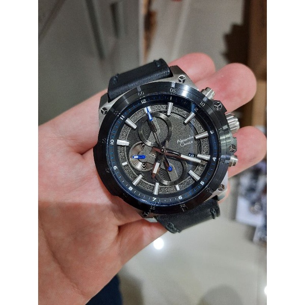 JAM PRIA ALEXANDRE CHRISTIE ORIGINAL AC 6587 BLACK SILVER
