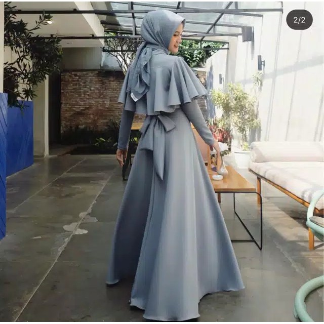 Jessicacollectionn 734# dress maxi import scuba/ clara maxi dress