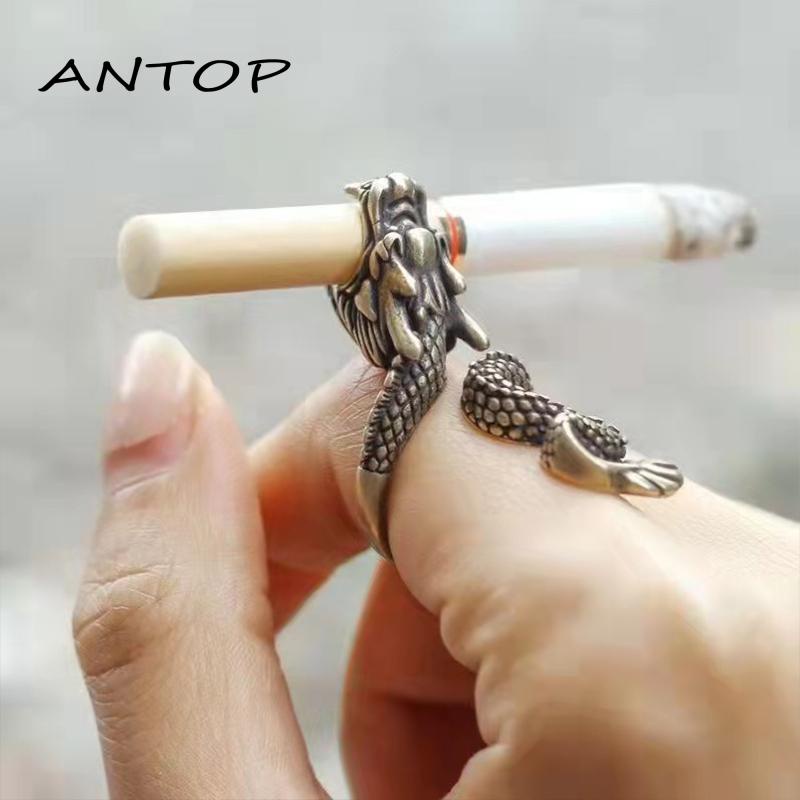 Cincin Holder Rokok Bentuk Naga Untuk Hadiah