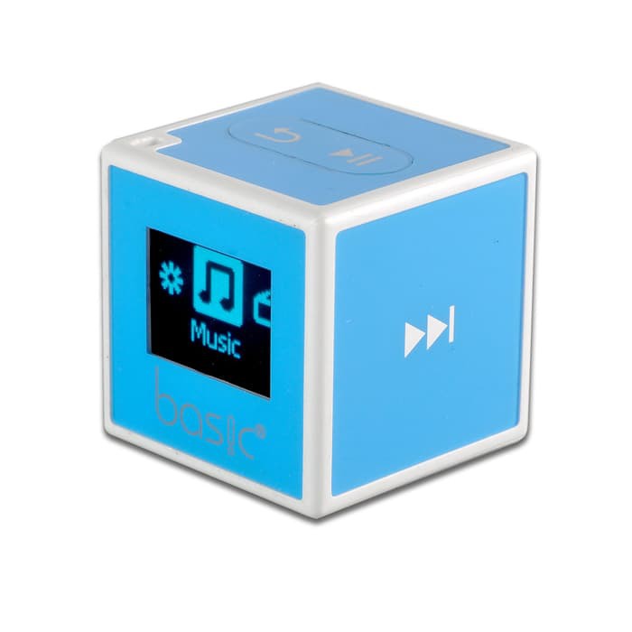 DAP MP3 Player Mini Kube Hifi Mungil Lucu Kubus Basic K3 Digital Audio Player-Blue