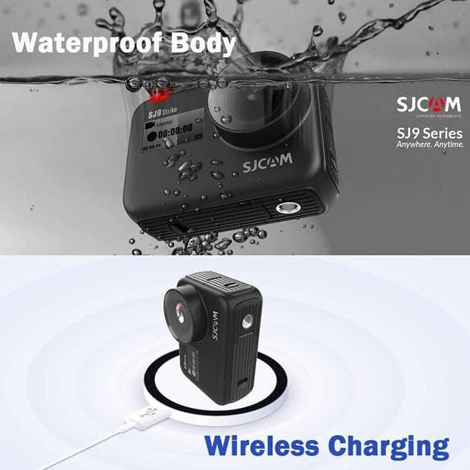 SJCAM SJ9 Strike 4K Supersmooth EIS Action Kamera 3 Way Basic 16GB