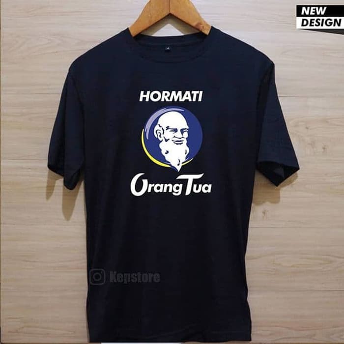 KAOS HORMATI ORANG TUA CAP ORANG TUA BAJU TSHIRT DISTRO