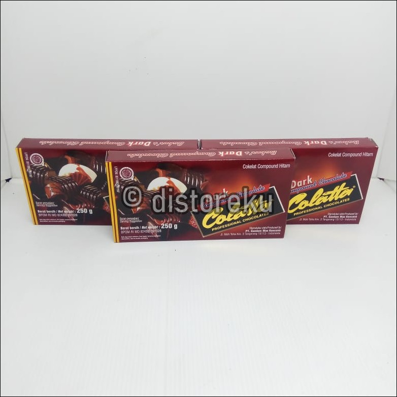 PROMO SHOPEE COLATTA DARK COMPOUND chocolate 250gr