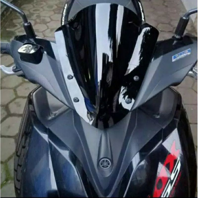 WINDSHIELD AEROX155 PNP, VISOR AEROX 155 CONNECTED BENING SMOKE