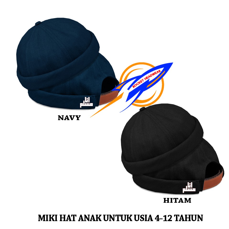 TOPI MIKI HAT ANAK PECI UAS PECI GAUL KEREN PREMIUM - ANA MUSLIM