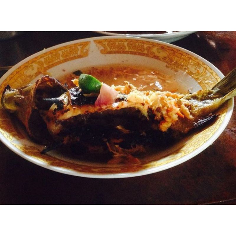

ikan mas goreng/bakar pecak