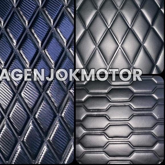 W-INU) ♥) PROMO COVER JOK KULIT JOK JAPSTYLE BUSA - lembaran jok motor kulit / aksesoris motor / jok