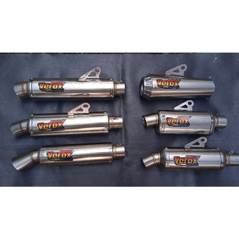 (Slinser only)KNALPOT RACING VEROX ORIGINAL ALL TIPE SILENCER FOR ALL MATIC ALL BEBEK ALL 150CC NOT 