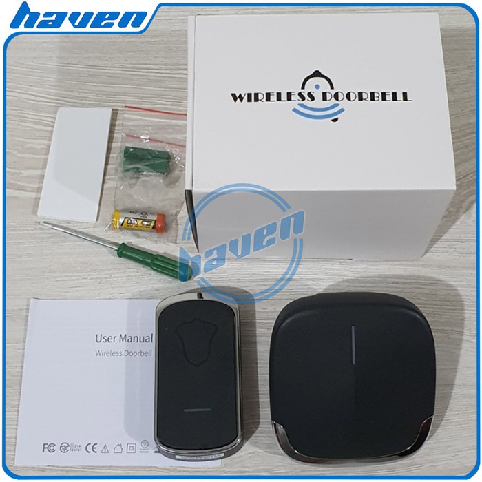 Bel Rumah Wireless Door Bell Waterproof Pintu 1 Receiver A909