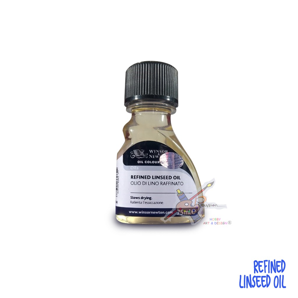 

WINSOR & NEWTON REFINED LINSEED OIL 75 ML UNTUK CAMPURAN CAT MINYAK