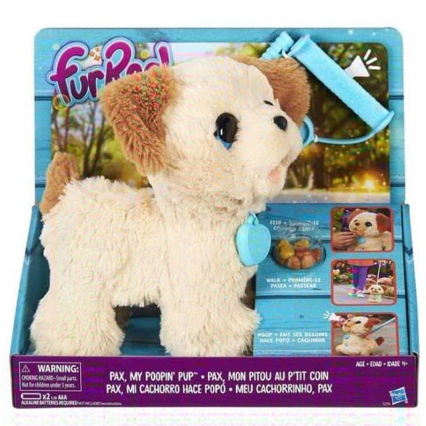 FURREAL Pax My Poopin Pup - Mainan Boneka