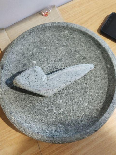 Cobek Batu 25cm+,ongkir Jawa