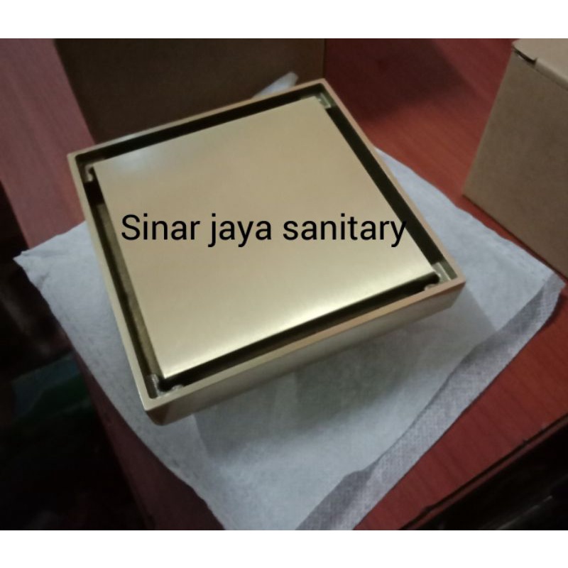 Smart floor drain gold / saringan pembuanga air warna gold