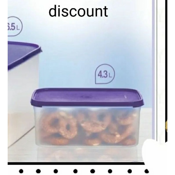 MM rectangular#2 tupperware 4.3L