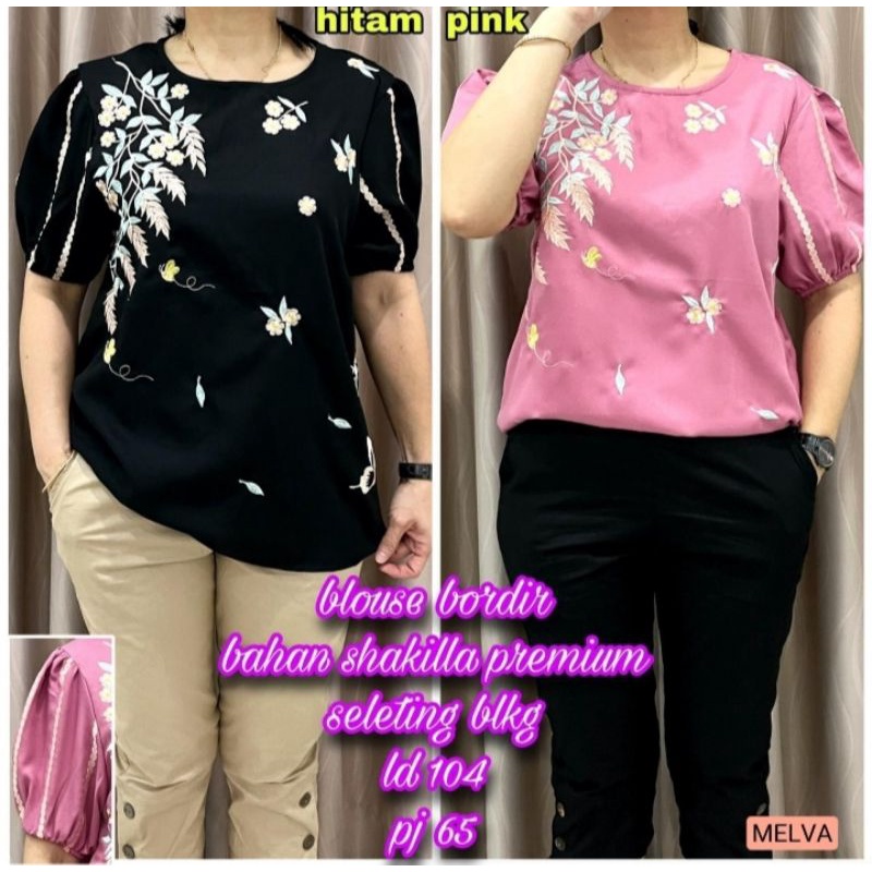 ATASAN BLOUSE BORDIR MELVA 280gram