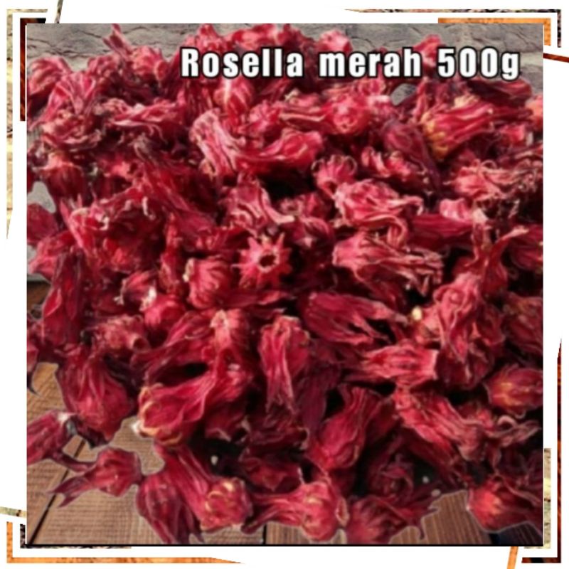 Rosella merah kering 500gr