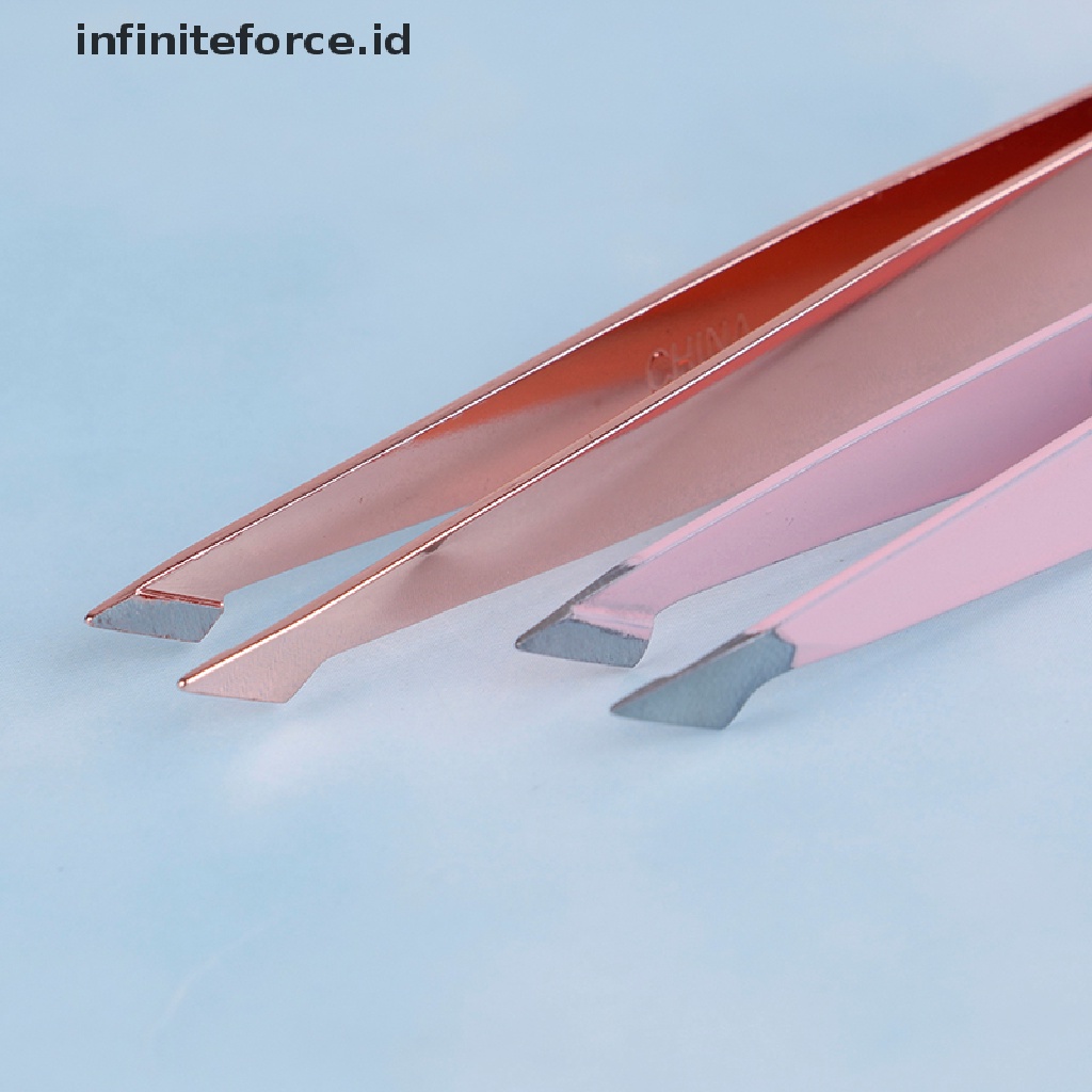 Infiniteforce.id Pinset Stainless Steel Untuk Mencabut Alis / Bulu Wajah