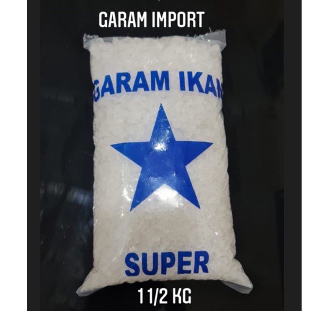 

Garam Kasar ikan import 1,5kg