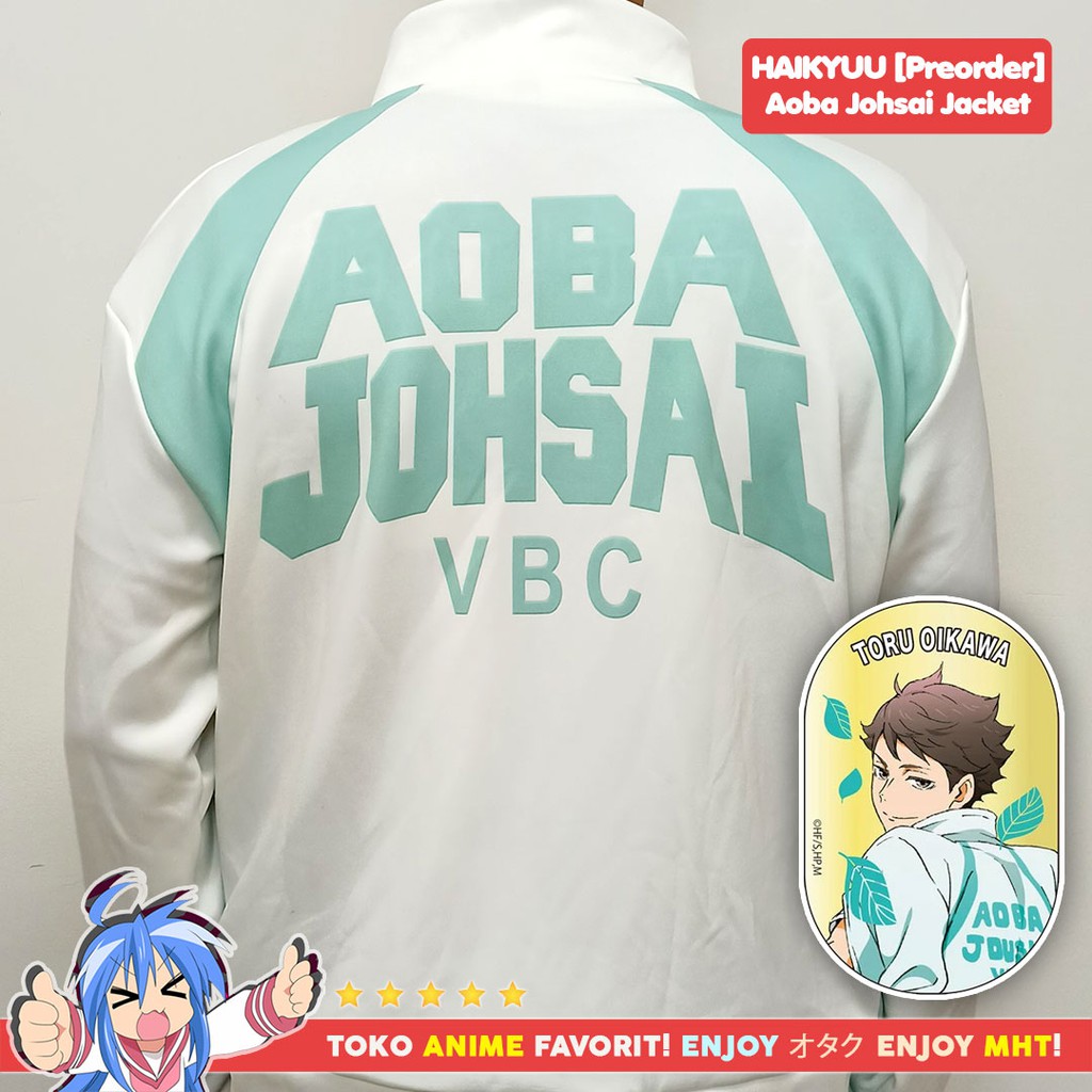 Jaket Anime Full Print Haikyuu Aoba Johsai