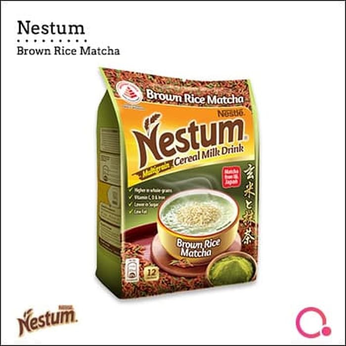 

#HANDCARRY Nestum Brown Rice Matcha Cereal 12sX26g - UFOHCR1827