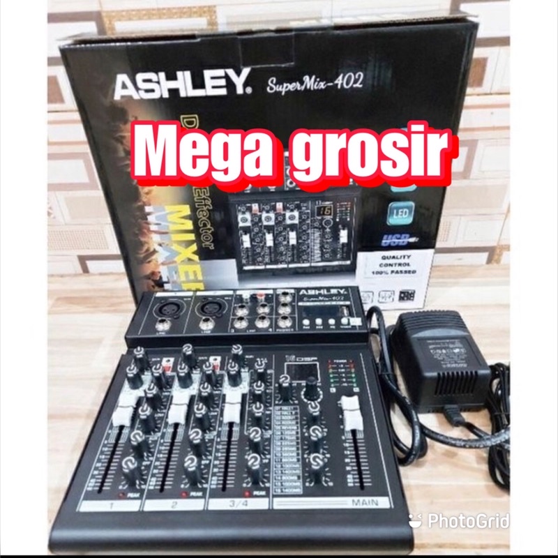 cod mixer audio ashley 4 chenel terbaru / mixer audio ashley supermix 402 original 16 dsp