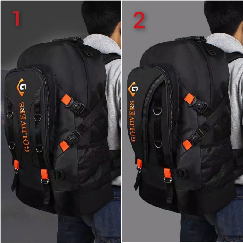 Tas Ransel besar jumbo traveling backpack goldvers